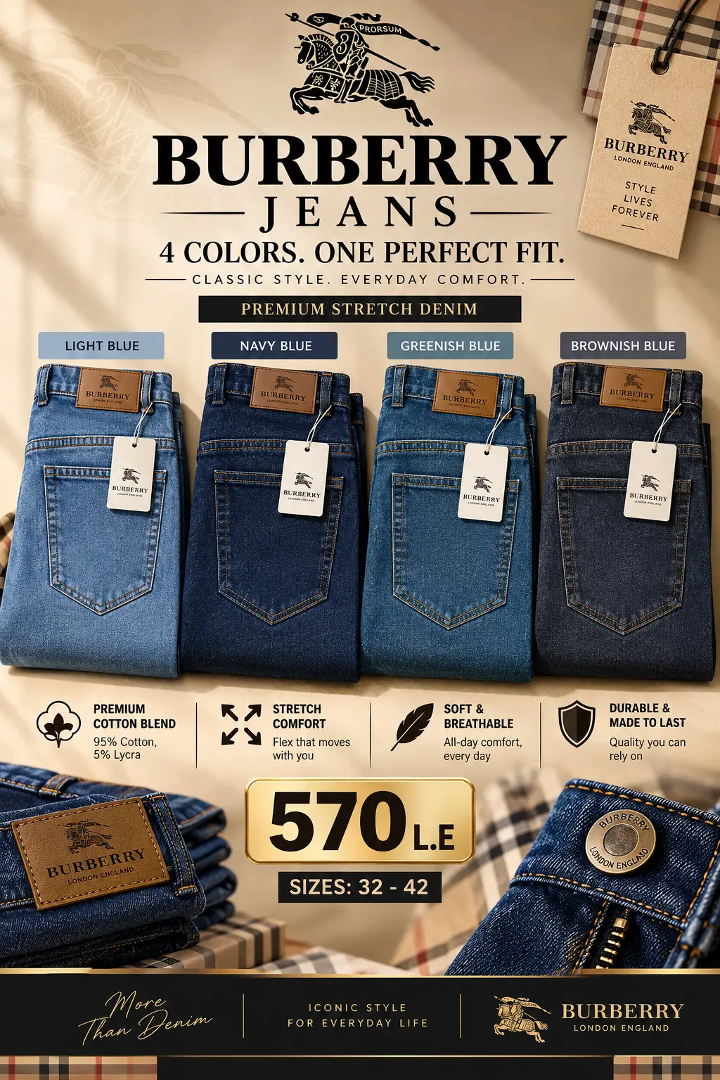 Burberry jeans collection